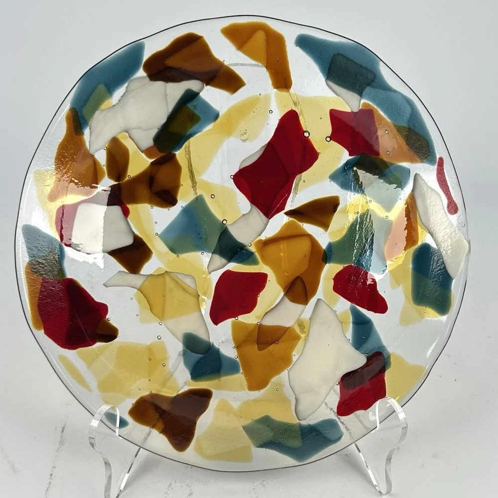 Higgins Attributed Fused Art Glass 10